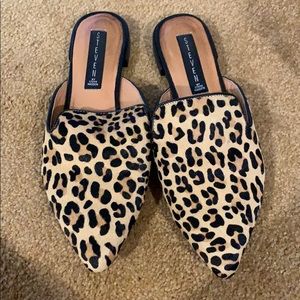 STEVEN by Steve Madden Valent Leopard Hair Mules